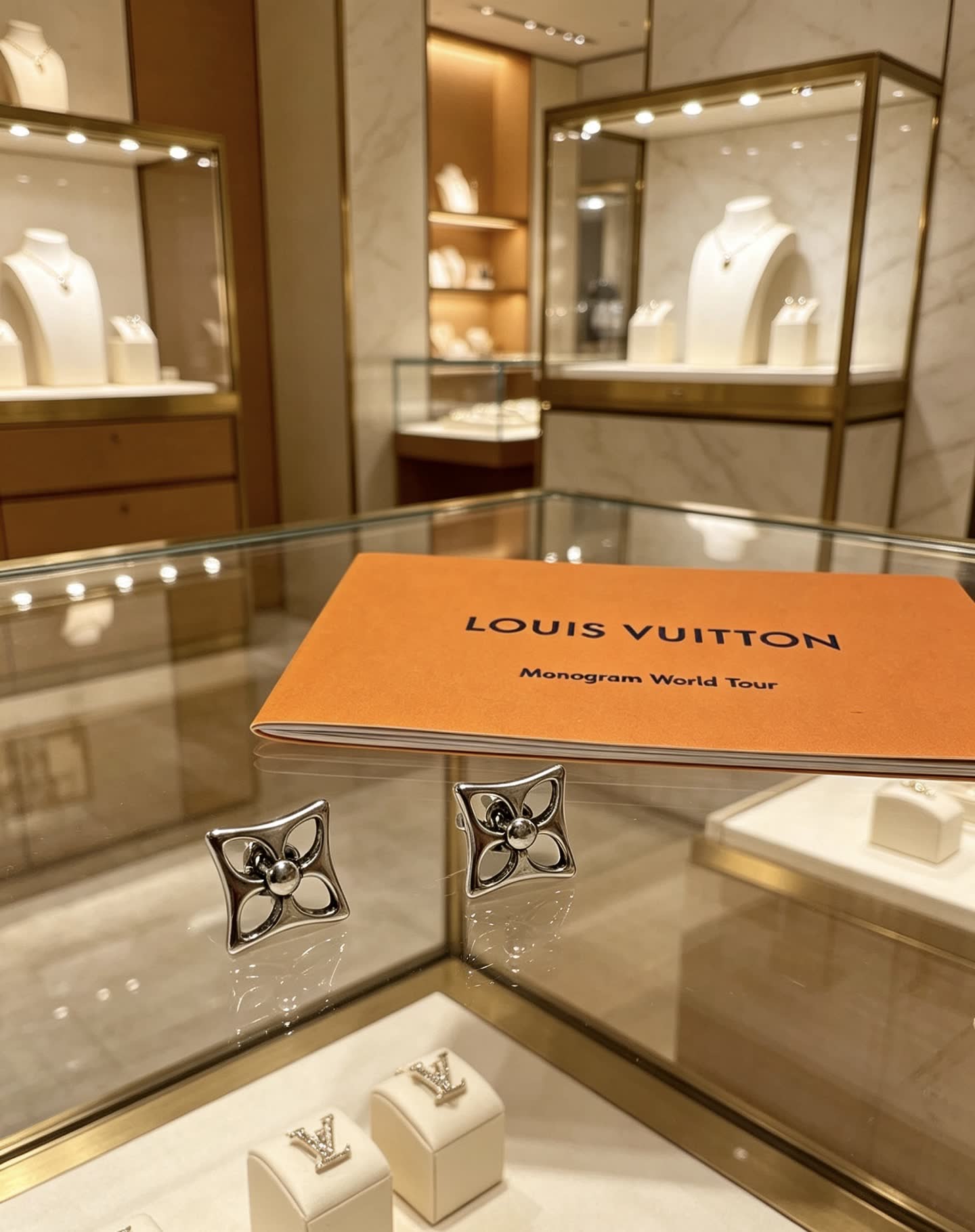 Louis Vuitton Silver Earrings
